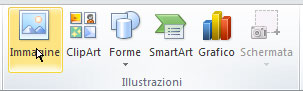 Figura 4: inserire un'immagine